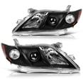 thumbnail image 3 of RVNI Black Projector Headlights for 2007-2009 Toyota Camry Headlamp Assembly 07-09, 3 of 8