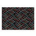thumbnail image 1 of Abstract Cutting Board, Contemporary Style Color Bars with Watercolor Paintbrush Effects on Black Backdrop, Decorative Tempered Glass Cutting and Serving Board, Small Size, Multicolor, by Ambesonne, 1 of 1