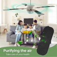 thumbnail image 2 of Ceiling Fan Activated Carbon Filter Pad for Air Purification with Dustproof, 2 of 5