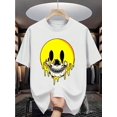 thumbnail image 1 of Halloween T-shirt - Men'S Fashion Short-Sleeve T-Shirt with Letter Pattern Print, 1 of 6