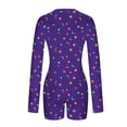 thumbnail image 5 of ICHUANYI Liquidación Mujer Sexy Deep V-cuello Shorts Medias de manga larga Sexy Pijama Onesie ICHUANYI WER202308172684, 5 of 5