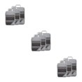 thumbnail image 2 of relayinert 1/2/3/5 3pack/lot Waterproof And Durable Storage Cubes - Enjoy On Trips No Loose Thread Grey 3PCS, 2 of 6