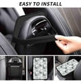 thumbnail image 6 of Bingfone Car Four-Season Universal Armrest Box Mat,Car Armrest Seat Cover Soft Leather Waterproof Armrest Cover Center Console Mat-African Animals, 6 of 7