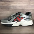 thumbnail image 3 of Ad-id-as Yung-96 Chasm Grey Red Silver Running Shoes EE7240 Men's Size 10 Retro, 3 of 6