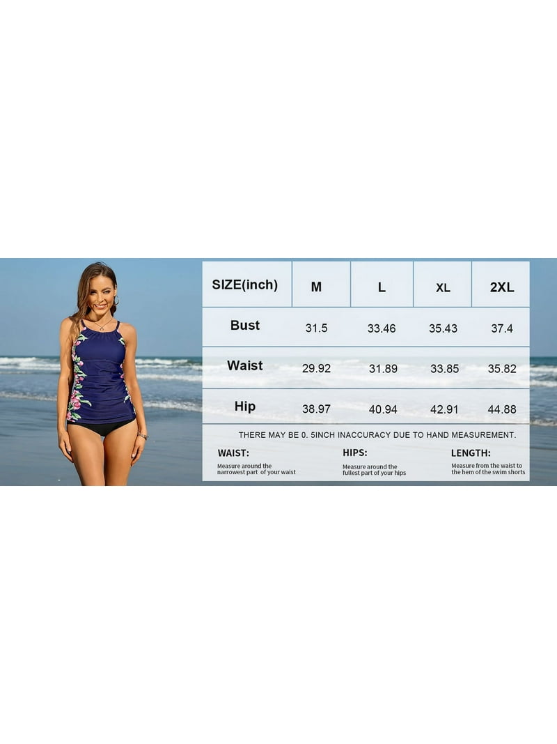 Charmo Women's High Neck Tankini Tops Built-in Bra Only Tummy Control Swimsuit Tops Ruched Swim Tops Without Bottoms Wine Red / XL