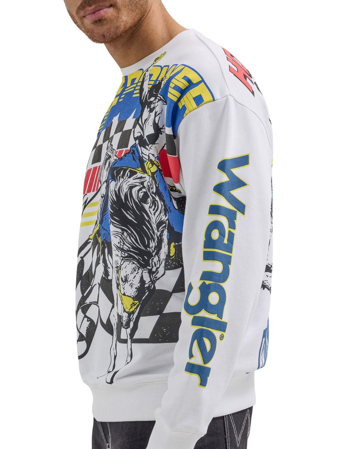 Le Wrangler® x Hot Wheels™ Men’s Pullover Crew