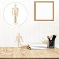 thumbnail image 1 of Drawing Manikin 3Pcs Seasoned Hardwood Sketch Puppet for Classroom Use Jointed Proportional Sized, 1 of 8
