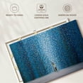 thumbnail image 6 of Elephant Stock Night Rain Wall Art - Horizontal Canvas Wall Art - Living Room Wall Decor - Abstract Canvas - Blue And Teal Decor By Ekaterina Ermilkina - 48" x 32", 6 of 8