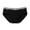 Black, variant on Maplenight Womens Cotton Underwear Mid Waist Stretch Briefs with Lace Trim Breathable Soft Comfy Panties for Women