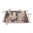 thumbnail image 6 of 31" Radiator Universal Aluminum Fan Shroud Kit: Adjustable 15"-20" Fan Collar, Lightweight Aircraft Aluminum, 19" x 26" x 2-5/8", Belt-Driven Fan Ready Fits select: 1966-1996 CHEVROLET CAPRICE, 6 of 7