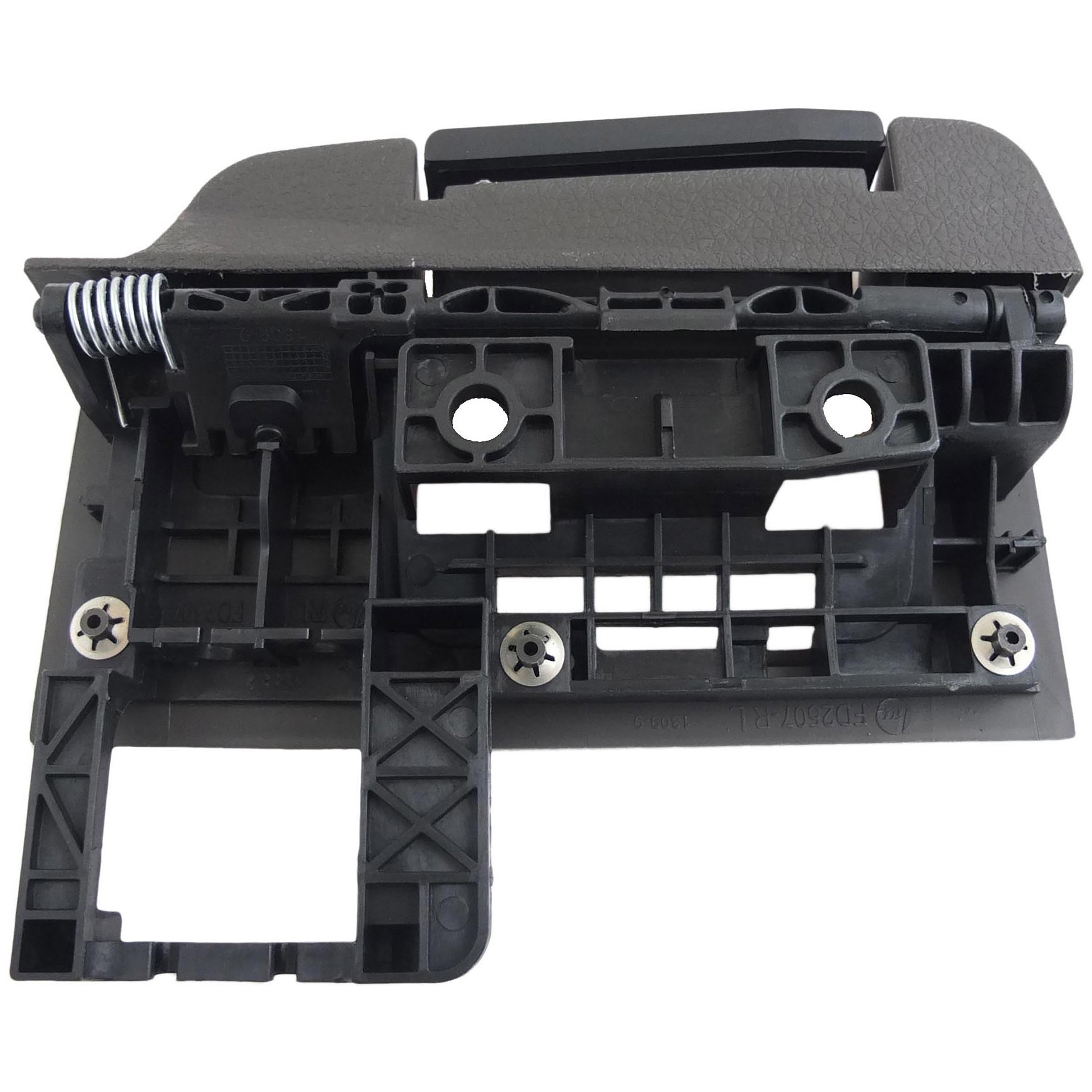 Dorman 90836 Rear Driver Side Interior Door Handle for Specific Ford Models, Black Lever; Gray Housing
