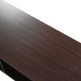 thumbnail image 6 of ARCTICSCORPION 60" Shallow Floating TV Console, Wall Mounted Media Console with Power Outlet, TV Stand with 3 Open Compartments, Modern TV Cabinet, Entertainment Storage Shelf for Living Room, Walnut, 6 of 7
