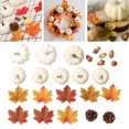 thumbnail image 1 of Simulion Pumpkins Maple Decorion Artificial Pumpkins Home Decorion Set B, 1 of 8