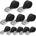 thumbnail image 1 of 10 PCS Tightening Strap 25mm x 1m Load Capacity 250kg, Fixing Strap, Tightening Strap with Tightening Buckle for Motorcycle Bike Carrier, Heavy Duty L, 1 of 5