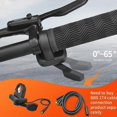thumbnail image 2 of Ebike Throttle Handle, 108X Left Right Ebike Thumb Throttle Grip for Bafang Electric Bicycle, 2 of 5