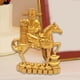 thumbnail image 1 of Estatua de caballo, escultura de animal, decoración de escritorio, de aleación, para el hogar, figura de caballo para dormitorio, entrada, sala de 10 cm x 7 cm, 1 of 8