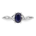 thumbnail image 5 of Primal Gold 14 Karat White Gold Sapphire Birthstone Ring, 5 of 5