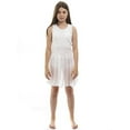 thumbnail image 4 of Rossette Sleeveless Full Slip for Girls - Cling Free - Cotton / Nylon Material, 4 of 4
