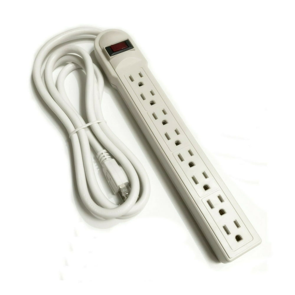 8Outlet Surge Protector with 6ft cord (15A, 90J, 14AWG/3) Walmart