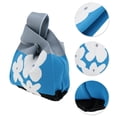 thumbnail image 3 of Unique Bargains 1 Pc Knitted Wrist Bag Flower Letter Gift Bag Blue, 3 of 5