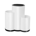 thumbnail image 4 of Estante para cuchillos Organizador de cocina Almacenamiento de herramientas de cocina Almacenamiento de cubiertos independiente Blanco 3 ranuras, 4 of 9