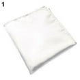thumbnail image 2 of Eosunjian Men's Pocket Hanky Towel Plain Solid Color Wedding Party Square Handkerchief White, 2 of 10