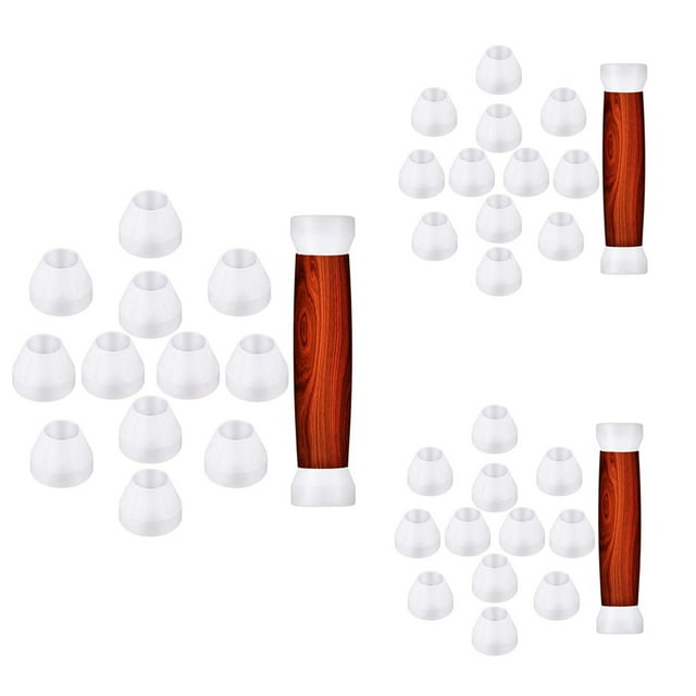 24 Piezas de Bujes de Bolígrafo Bujes de Bolígrafo Blancos Bujes de Bolígrafo Duraderos Antiadherentes Bujes Sintéticos para Torneado de Bolígrafo de Acabado CA