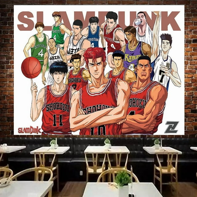 Tapiz de microtela Slam Dunk Sakuragi Hanamichi, 150 x 110 cm