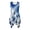 Blue Floral, variant on Tropical Sunset Palm Print Asymmetric Beach Long Dress, Side Pockets Summer Sleeveless Dress Irregular Hem Sleeveless Sundress for Cocktail Party Vacation