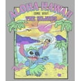 thumbnail image 2 of Boy's Lilo & Stitch Aloha Hawaii Come Visit the Islands  Graphic Tee Athletic Heather X Large, 2 of 5