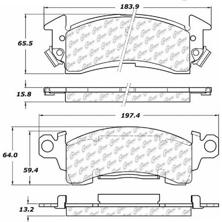 - Go-Parts OE Replacement for 1969-1981 Pontiac Catalina Front Disc Brake Pad Set for Pontiac Catalina