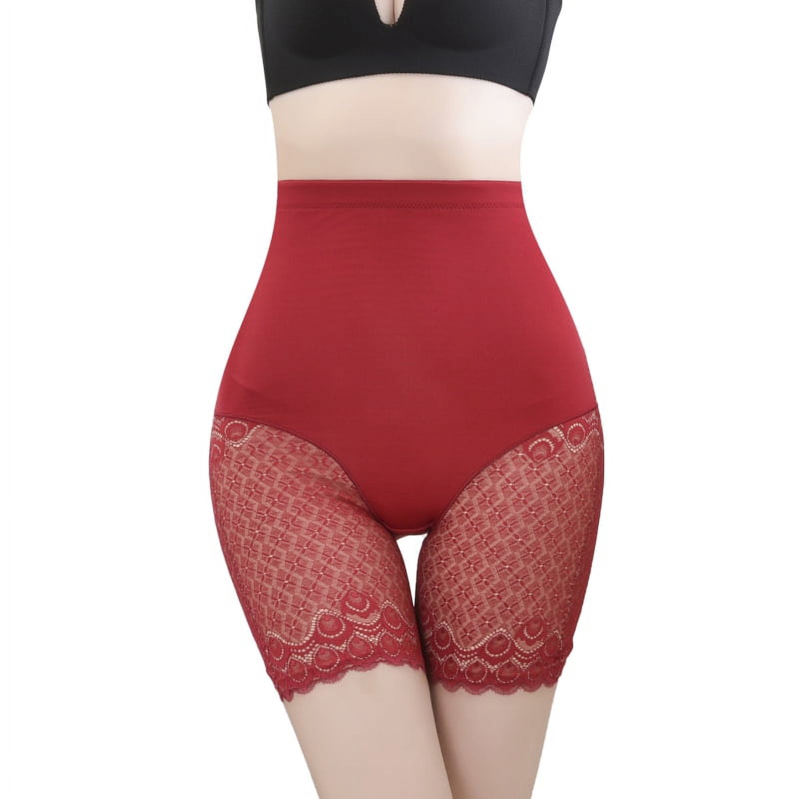 Plus Size Women High Waist Shaping Panties Postpartum Slimming Body Shaper Tummy Control Underwear Butt Lifter Safety Short Pant Shapewear