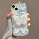thumbnail image 2 of Funda suave con soporte de mariposa láser 3D para iPhone 13, 12, 11, 14 Pro, X, XR, XS, MAX Plus + cubierta trasera con borde ondulado Fivean unisex, 2 of 2
