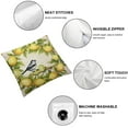 thumbnail image 4 of ARISTURING  Rustic Summer Farmhouse Decorative Throw Pillow Cover Home Sparrow with Lemon Flower Wreath Buffalo Check Grid Decoration Home Décor 2pcs Cushion Case for Sofa Couch,, 4 of 6