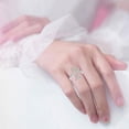 thumbnail image 4 of Full Diamond Hollow Airplane Ring Female Fashion Creative Temperament Metal Geometric Open Index Finger Ring, 4 of 8