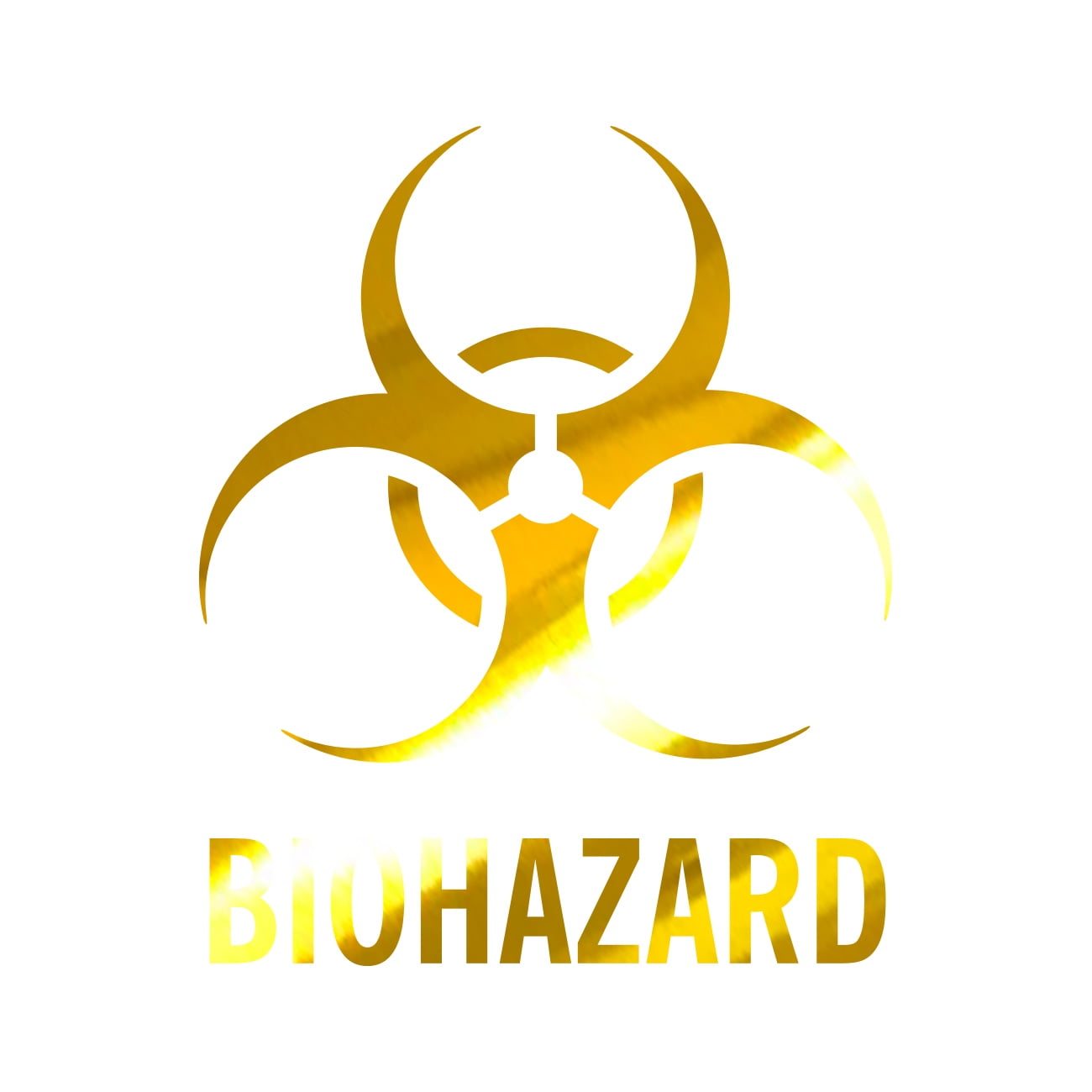 Biohazard Sticker Decal Die Cut Self Adhesive Vinyl Weatherproof