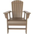 thumbnail image 5 of Portside Seashell Adirondack Plastic Outdoor Dining Chair, 5 of 9