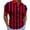Red, variant on Kilaqueen Golf Shirts for Men Mpisture Wicking Quick Dry Short Sleeve Button Collared Tees Fashion Striped Summer Beach Fitness Gym Shirts
