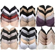 ToBeInStyle Women's Pack of 6 Mystery Bras - Basics - Size 38B