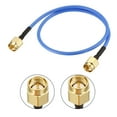 thumbnail image 2 of Uxcell SMA Male to SMA Male Right Angle RG405 Coax Cable 0.3Meter/1Ft 2pcs, 2 of 5