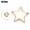 Gold, variant on M Buder 50 Sets Star Shape Rivets 12mm / 0.5 in Flat Screw Studs Anti-Corrosion Gold Zinc Alloy Clothes Accessories for Leather Bags Shoes Garments Crafts