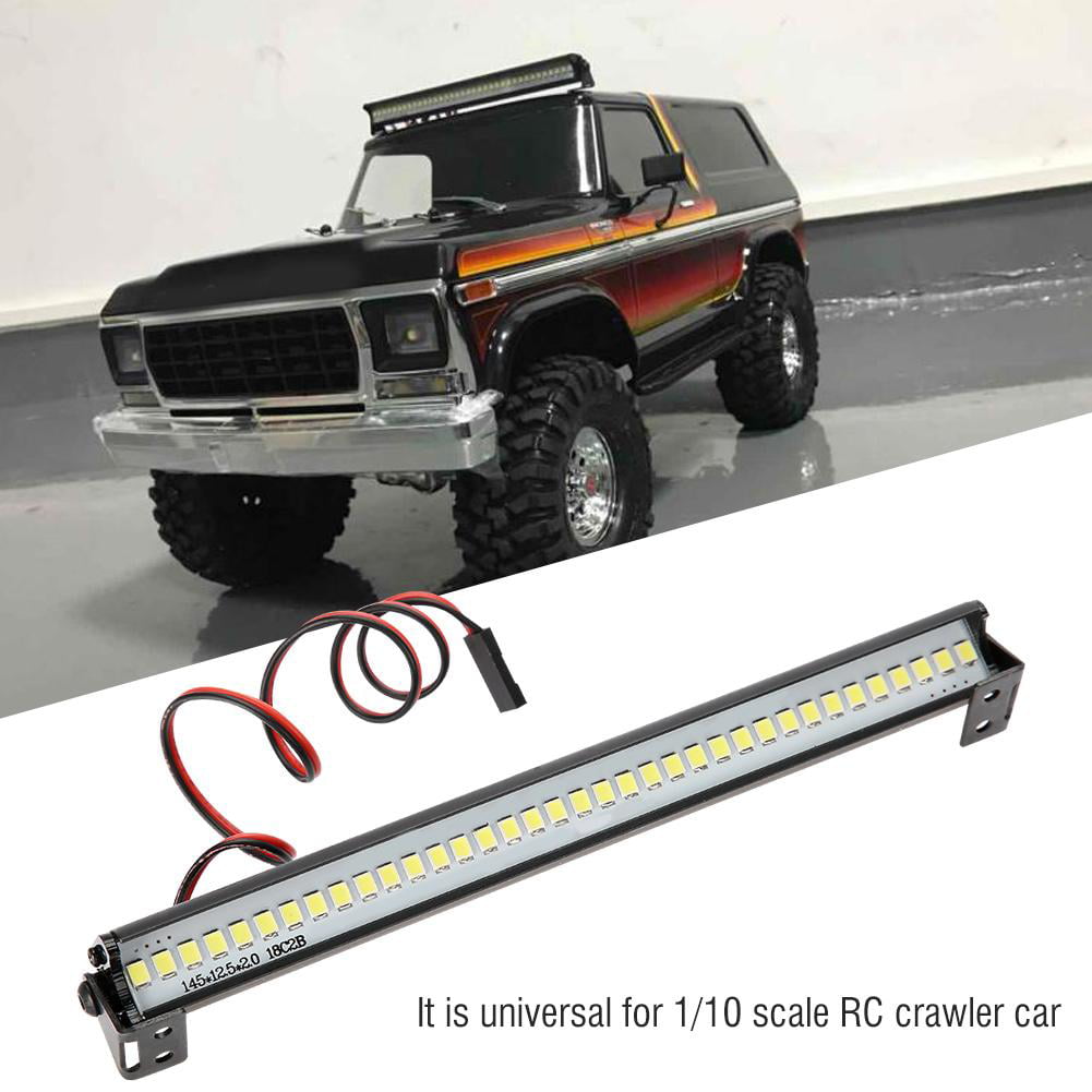 93mm 12 LEDs Roof Light Bar Per 1//16 1//12 Scale RC Car Truck