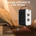 thumbnail image 4 of 2024 Upgraded Portable Space Heater For Indoor Use 1500W Heater Fast Heating Ceramic Room Small Heater With Thermostat Heating And Fan Modes For Desk Bedroom Home, 4 of 9
