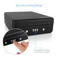 thumbnail image 3 of SereneLife SLSFCR21 - Compact Pistol / Handgun Safe Box - Personal Firearm Combination Lock Steel Vault, 3 of 4