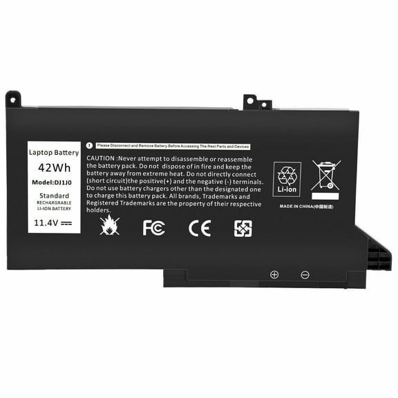 42Wh DJ1J0 Battery For Dell Latitude 7280 7380 7480 7380 7390 7490 C27RW PGFX4