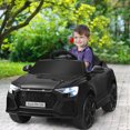 thumbnail image 2 of Costway Kids Ride On Car 12V Licensed Audi RS Q8 with Remote Control Lights Music Black, 2 of 10