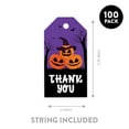 thumbnail image 5 of Koyal Wholesale 100-Pk Jk O Lanterns Halloween Gift Tags With String, Favor Bag Tags Halloween Decorations 2 x 3.75 inch, 5 of 5