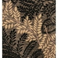thumbnail image 3 of Plutus 18" x 18" Bonzai Ebony Floral Throw Pillow in Black and Brown, 3 of 3