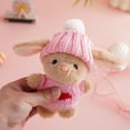 thumbnail image 5 of Handmade Mini Bunny Hug Cute Easter Gift, Mini Bunny Hugs in Box, Soft Plush Bunny Stuffed Animal, Easter Basket Stuffers with Inspirational Card, 5 of 8