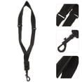 thumbnail image 2 of EeaseCA Adjustable Sax Saxophone Nylon Neck Strap Harness Belt with Spring Hook (Black), 2 of 7